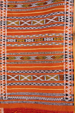 This photo is of an African blanket.
