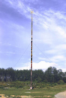 This photograph is of the Kwakwaka’wakw totem pole at Alert Bay, British Columbia.