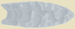 This spear point is representative of spears from the Clovis settlement period in North America.