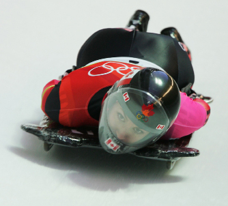 This is a photograph of Mellisa Hollingsworth competing in the 2006 Olympics.