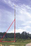 This is a photo of a radio transmission tower.