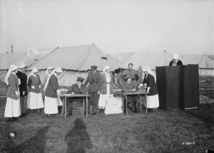 Nurses Voting WW 1