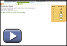 This play button opens Concept Development Domain and Range.