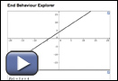 This is a play button that opens End Behaviour Explorer.