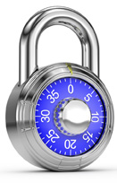 This is a photo of a lock.