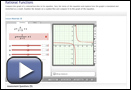 This is a play button that opens “Rational Functions.”