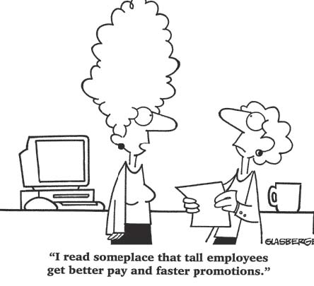 cartoon about office workers