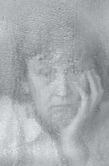 depressed woman