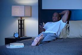 tv in bed