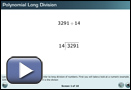 This is a play button that opens Polynomial Long Division.