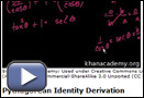 This play button opens �Pythagorean Identity Derivation.�