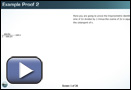 This play button opens Example Proof 2.