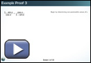 This play button opens Example Proof 3.