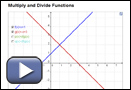 This is a play button that opens Multiply and Divide Functions.